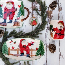 Load image into Gallery viewer, Vietri Old St. Nick Shallow Oval Bowl
