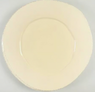 Vietri Lastra Canape Plate - Cream - FINAL SALE
