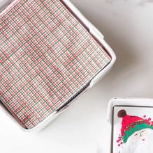 Load image into Gallery viewer, Vietri Papersoft Plaid Green &amp; Red Dinner Napkins - 20 Pack
