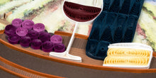 Load image into Gallery viewer, close up of quilled grapes and cheese
