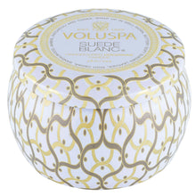 Load image into Gallery viewer, Voluspa Suede Blanc Candle -  Mini Tin 4oz
