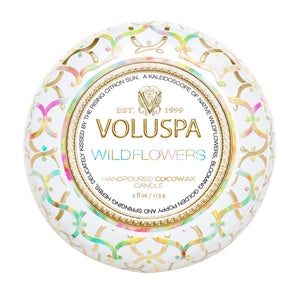 Voluspa Wildflowers Candle - Mini Tin 4oz