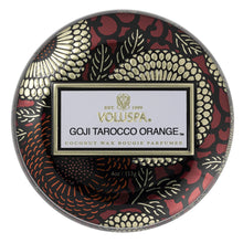 Load image into Gallery viewer, Voluspa Goji Tarocco Orange Candle - Mini Tin 4oz
