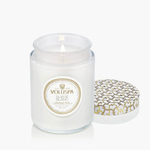 Load image into Gallery viewer, Voluspa Suede Blanc Large Jar Candle - 18oz
