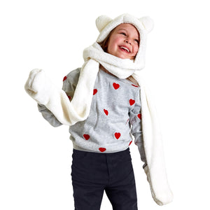 Warm Fuzzies 3-In-1 Plush Wrap Scarf