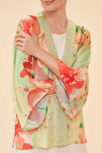 Load image into Gallery viewer, Watercolour Orchids Kimono Jacket
