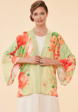 Load image into Gallery viewer, Watercolour Orchids Kimono Jacket
