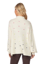 Load image into Gallery viewer, White Novie Pom-Pom Sweater - FINAL SALE
