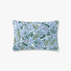 Rifle Paper Wildwood Garden Periwinkle Pillow