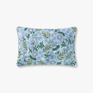 Rifle Paper Wildwood Garden Periwinkle Pillow