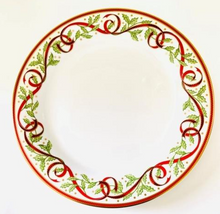 Load image into Gallery viewer, Winter Festival Bread &amp; Butter Plate - White - FINAL SALE
