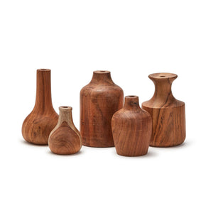 Wood Bud Vase