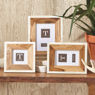 Wood and Bone Photo Frame