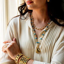 Load image into Gallery viewer, Capucine de Wulf Love Pendant - Hammered  Gold
