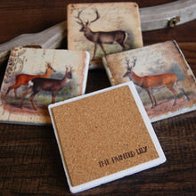 Load image into Gallery viewer, Vintage Deer Stone Coasters - Single
