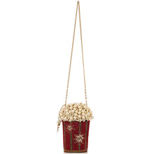 Load image into Gallery viewer, Movie Night Popcorn Bucket Handbag showing  full straps
