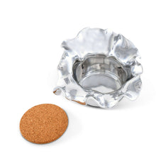 Load image into Gallery viewer, Carmel Wine Coaster with removable cork interior 
