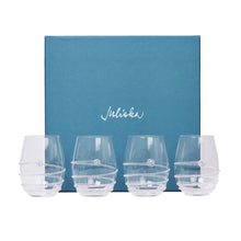 Load image into Gallery viewer, Juliska Amalia Stemless White Wine Clear - Set/4
