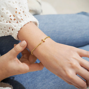 A Little 'Faith' Bracelet in Gold-Tone Plating