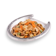 Load image into Gallery viewer, Arthur Court Horseshoe Bowl filled with nuts
