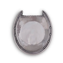 Load image into Gallery viewer, Arthur Court Horseshoe Bowl viewed from above to show the horse show border 
