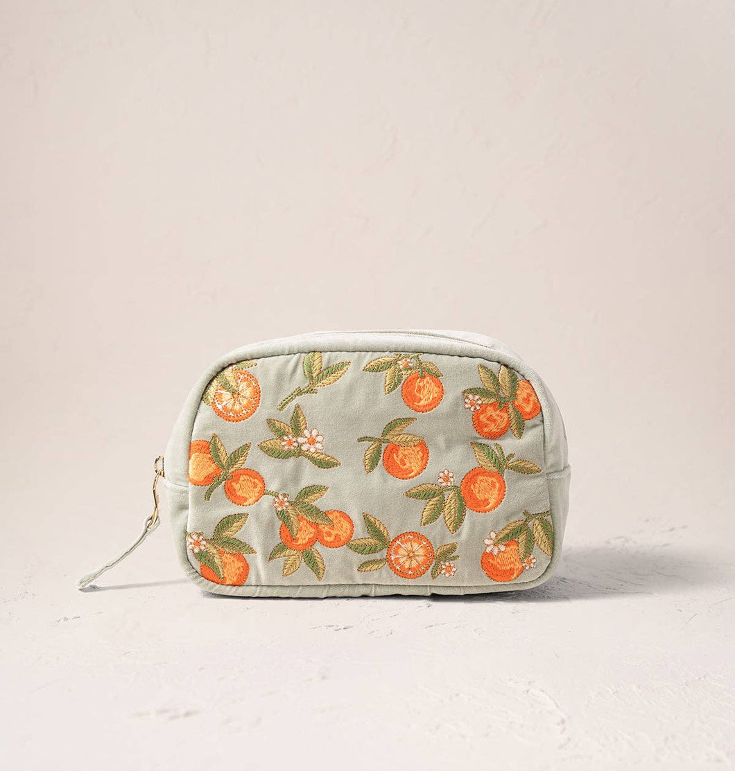 Orange Blossom Makeup Bag