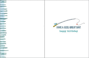 Birthday Greeting Card - Fishing Lures