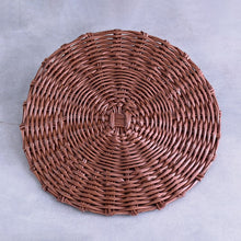Load image into Gallery viewer, VIDA Faux Wicker Placemats S4 (Brown)
