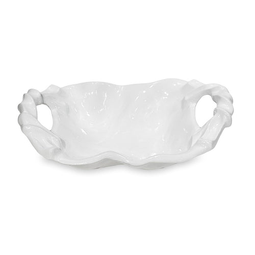 VIDA Sasha Small Bowl with Handles (White)