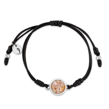 Load image into Gallery viewer, Dune Jewelry Touch The World Black Semi Colon Bracelet - Mental Health Awareness

