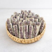 Load image into Gallery viewer, White Sage &amp; Dried Lavender Smudge Stick in woven bowl
