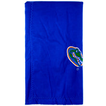 Load image into Gallery viewer, Florida Gators Silky and Super Soft Plush Baby Blanket folded
