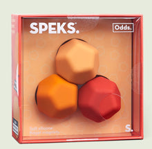 Load image into Gallery viewer, Odds Silicone Fidget Magnets in shades of orange
