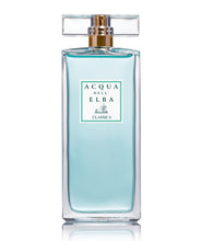Load image into Gallery viewer, Tall perfume bottle with Acqua dell'Elba logo
