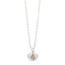 Load image into Gallery viewer, Dune Jewelry Coastal Shell Pearl Necklace - Shells from Florida - Pink
