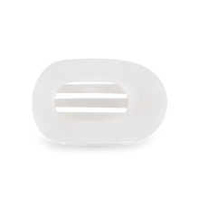 Load image into Gallery viewer, Teleties Coconut White Flat Round Clip
