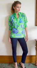 Load image into Gallery viewer, Gretchen Scott Designs Cotton / Spandex GripeLess Pants - Solid - Navy
