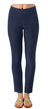 Load image into Gallery viewer, Gretchen Scott Designs Cotton / Spandex GripeLess Pants - Solid - Navy
