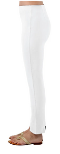 Gretchen Scott Designs Cotton / Spandex GripeLess Pants - Solid - White