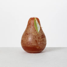 Load image into Gallery viewer, Sculptural Wax Pear Candle - Caramel
