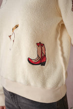 Load image into Gallery viewer, embroidered cowboy boot
