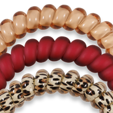 Load image into Gallery viewer, TELETIES Spiral Hair Coils Wild Side Hair Ties - Small
