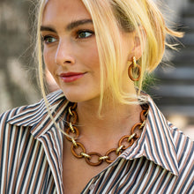 Load image into Gallery viewer, Capucine de Wulf Earth Goddess Link Necklace - Teak
