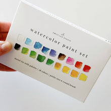 Load image into Gallery viewer, person holding a Watercolor Paint Set 18 Colors 
