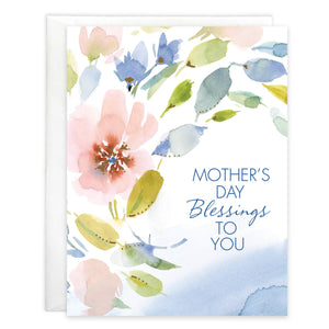 With Scripture Mother's Day Greeting Card -Eternity Floral