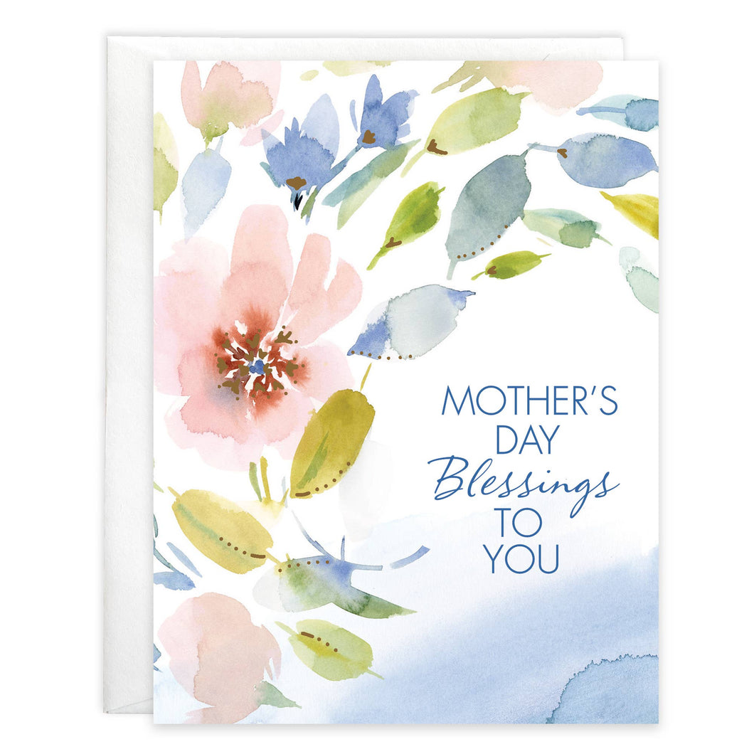 With Scripture Mother's Day Greeting Card -Eternity Floral