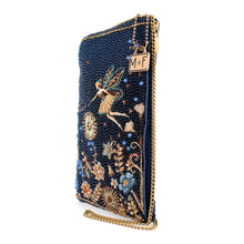 Load image into Gallery viewer, Fairy Dust Crossbody Phone Bag side view showing gold chain
