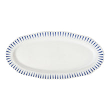 Load image into Gallery viewer, Juliska Sitio Stripe 15&quot; Hostess Tray - Delft Blue
