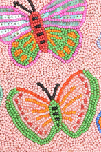 Load image into Gallery viewer, close up of beaded butterflies 
