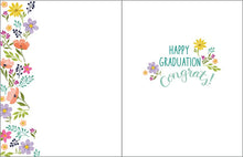 Load image into Gallery viewer, Graduation Greeting Card - Grad Flowers

